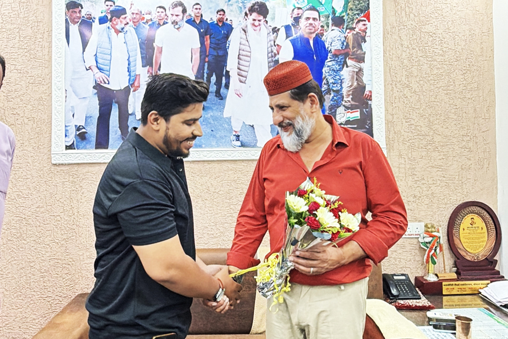 Arif Masood Sahab MLA Meets Namaz Call Blocker Founder in Bhopal
