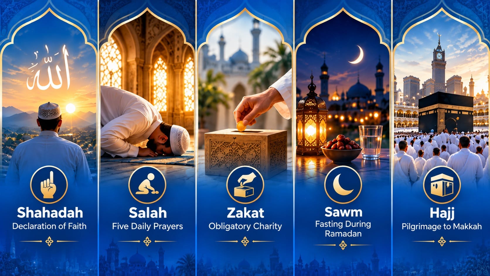 All Five Pillars of Islam Obligatory? | Salah App – Namaz Call Blocker