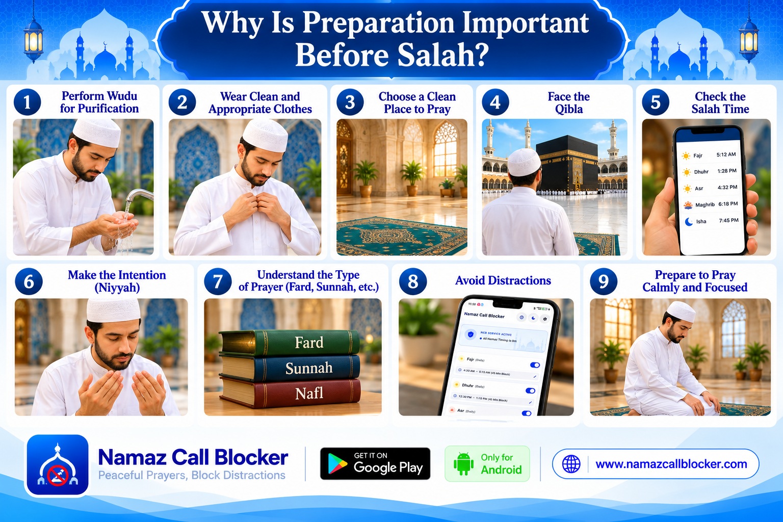 Why Is Preparation Important Before Salah? | Namaz Call Blocker